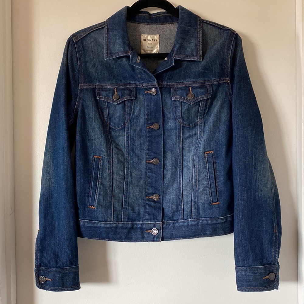 Old Navy Dark Denim Jean Jacket